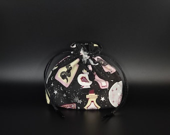 Witchcraft Dice Bag | Handmade Cotton TTRPG Pouch