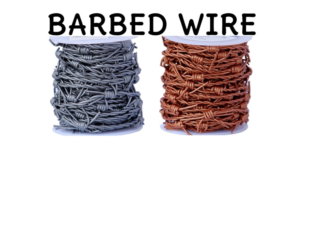 Artificial Barbed Wire Ribbon Trim Real Leather Cord for Party Home
