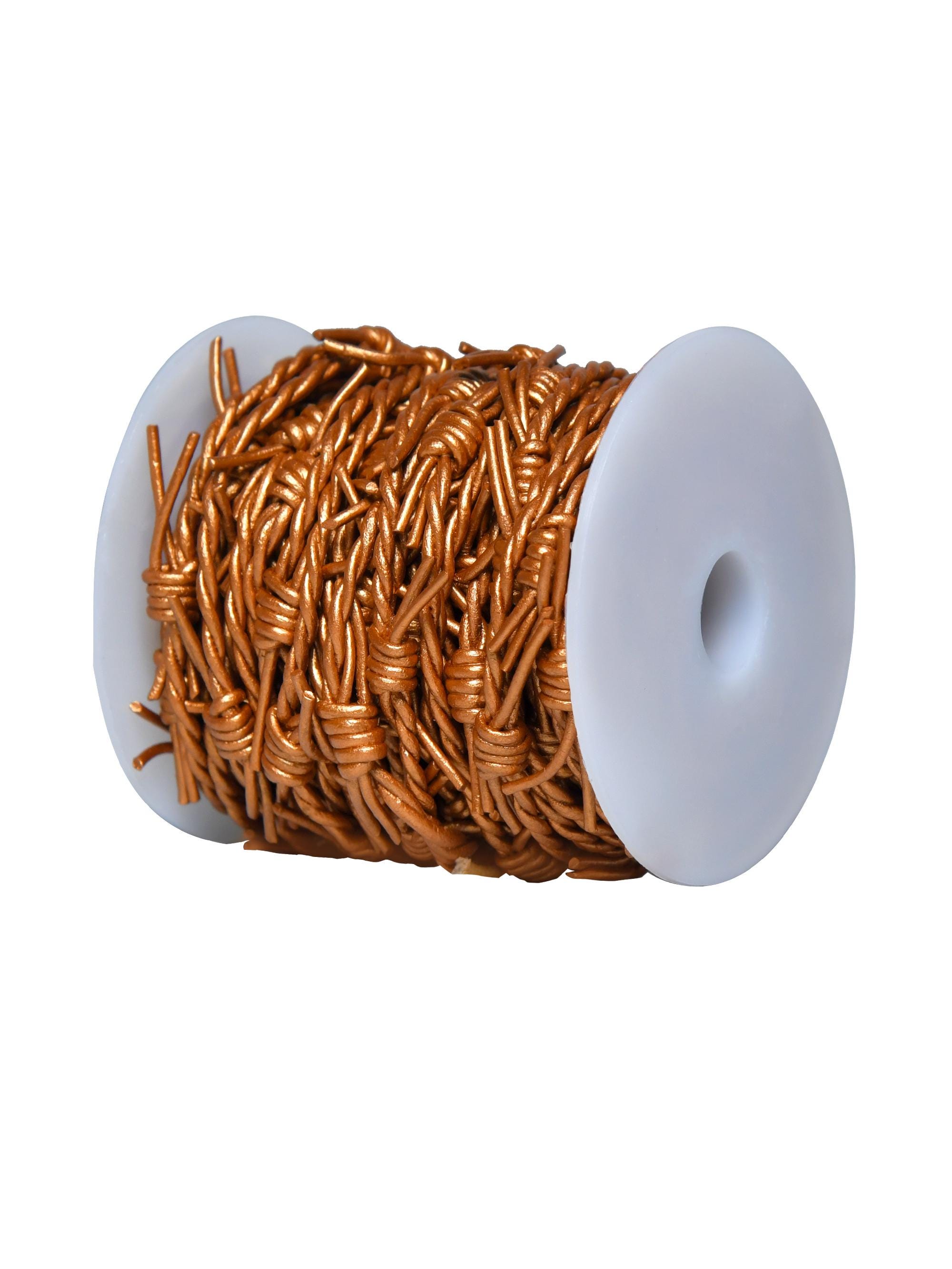 Artificial Barbed Wire - Ribbon Trim Real Leather Cord for Party Home ...