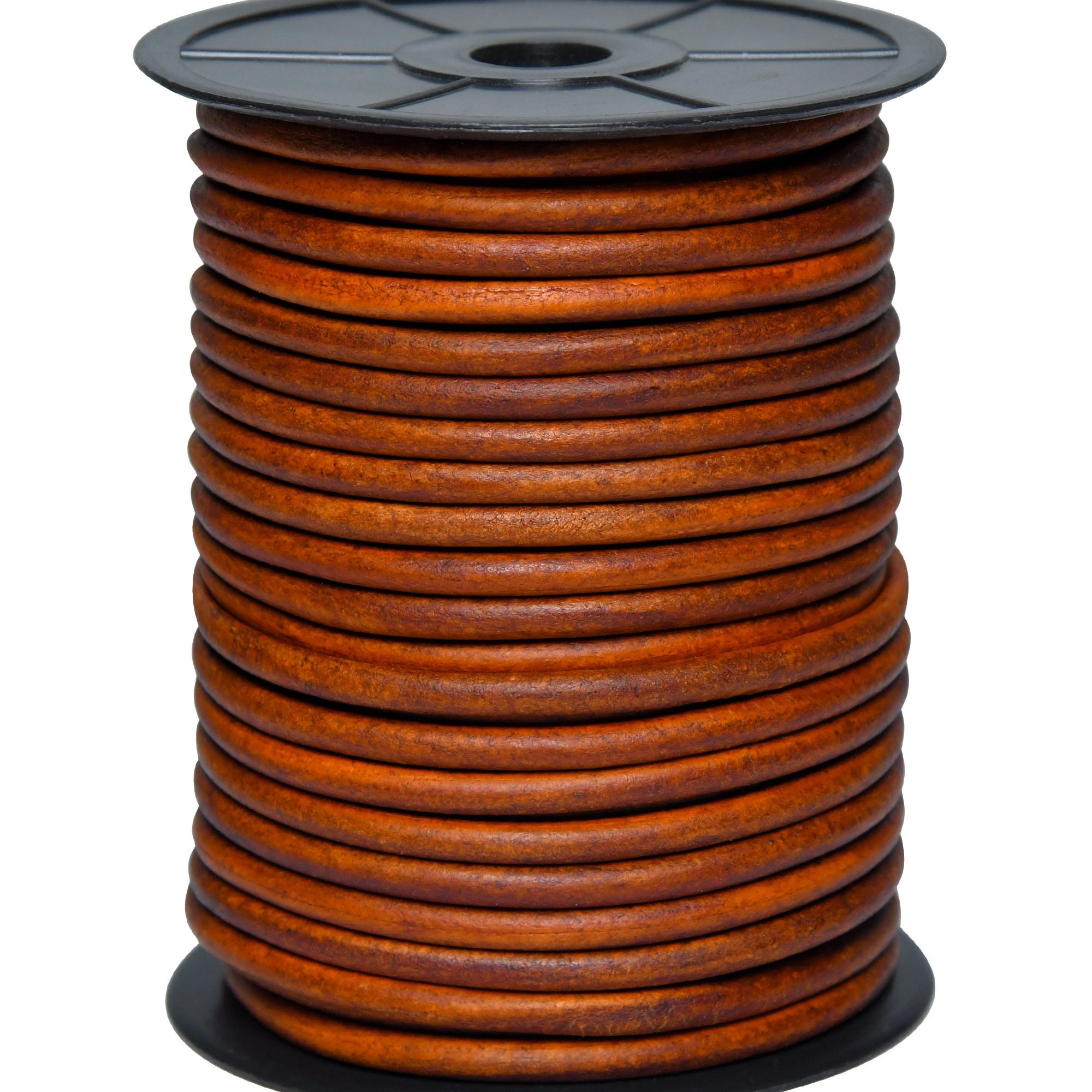 5 Mm Round Leather Cord String Premium Quality for Necklace, Bracelets ...