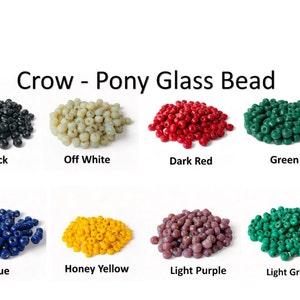 120 Pcs 6x9mm Pony Crow Glass Beads Bulk for Bracelets Making Kit, Kandi Beads, Hair Beads for Braids, for Jewelry Making and Chokers