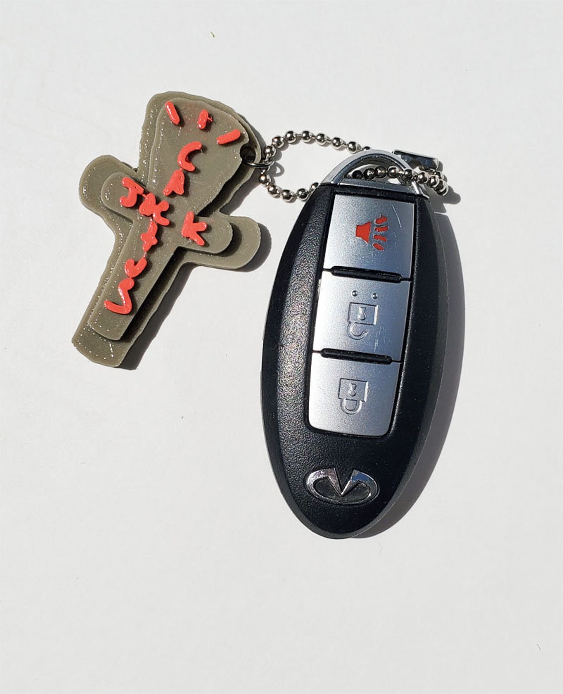 cactus jack for fragment 3 charm keychain