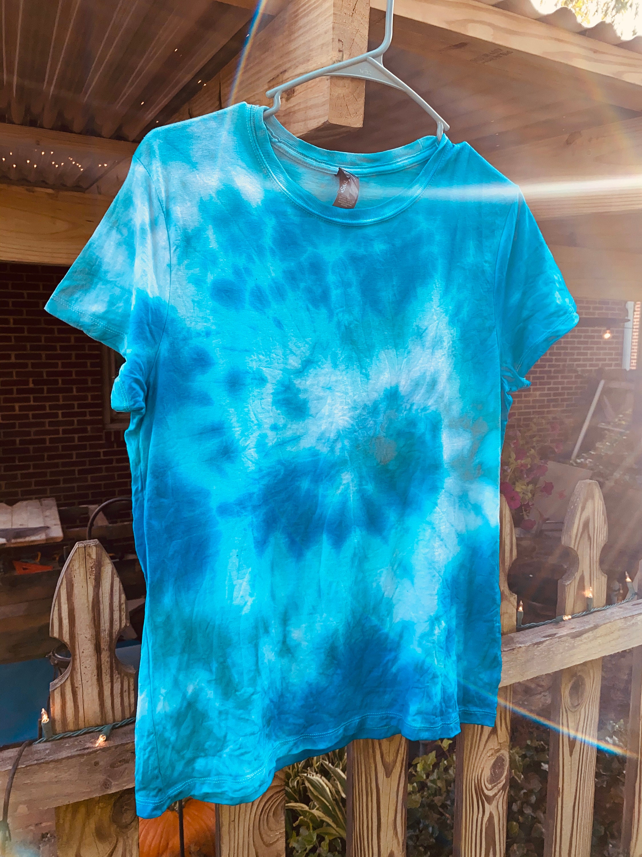 Blue Tye Dye Shirt | Etsy