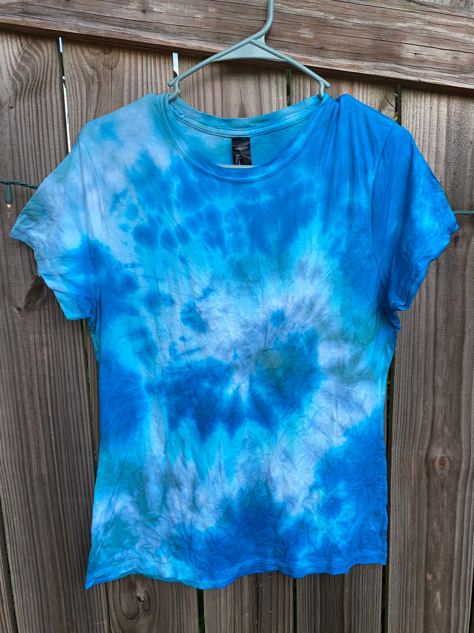 Blue Tye Dye Shirt - Etsy