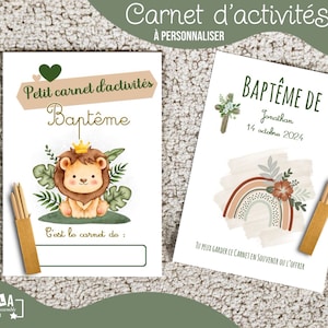 Lote de Cuadernos de Actividades Infantiles/Bautismo/Boda/Cumpleaños/personalizado/Cuaderno/regalos infantiles/