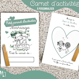 Lote de Cuadernos de Actividades Infantiles/Bautismo/Boda/Cumpleaños/personalizado/Cuaderno/regalos infantiles/