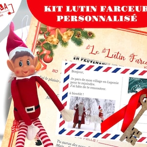 KIT Lutin/Lutine Farceur de Noël/personnalisé/Elfe / Elfie