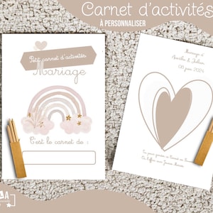 Lote de Cuadernos de Actividades Infantiles/Bautismo/Boda/Cumpleaños/personalizado/Cuaderno/regalos infantiles/