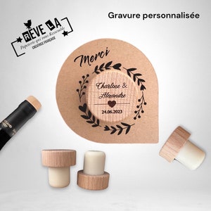 Greenery wijnflesstoppers, wijnstopper, huwelijksgunsten, gepersonaliseerde wijnstopper, getuige gunsten/geschenken/cadeau