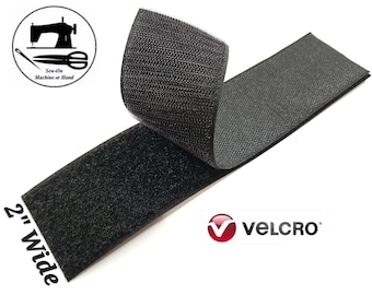 2” Wide x 8” (Inch) VELCRO® Brand Sew-On Strip (Hook & Loop)