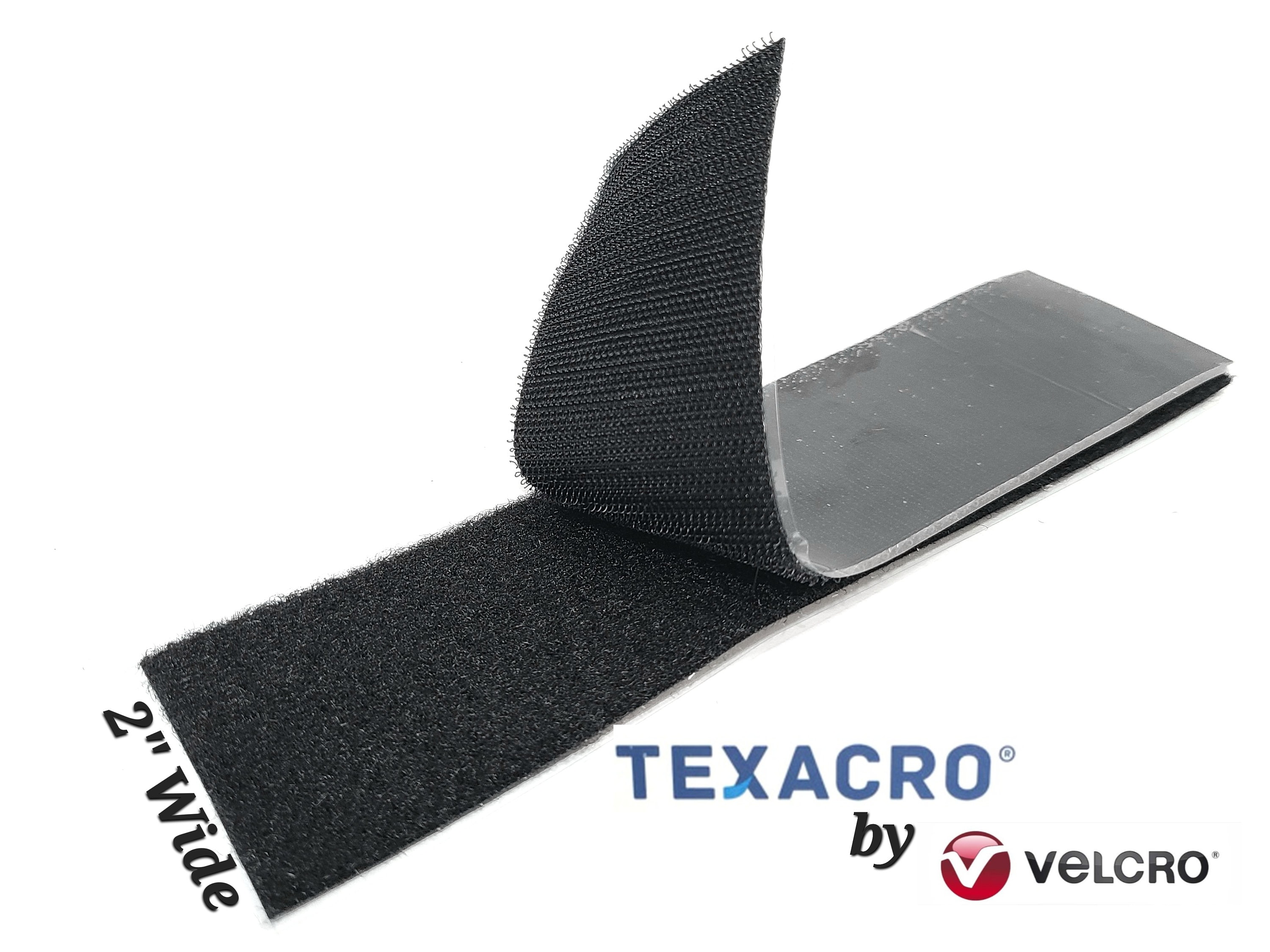 10cm's of 50mm wide White Texacro (Velcro) - HOOK only