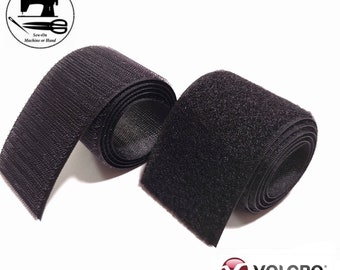 2” Wide x 24” (Inch) VELCRO® Brand Sew-On (Hook & Loop) Fastener - Black
