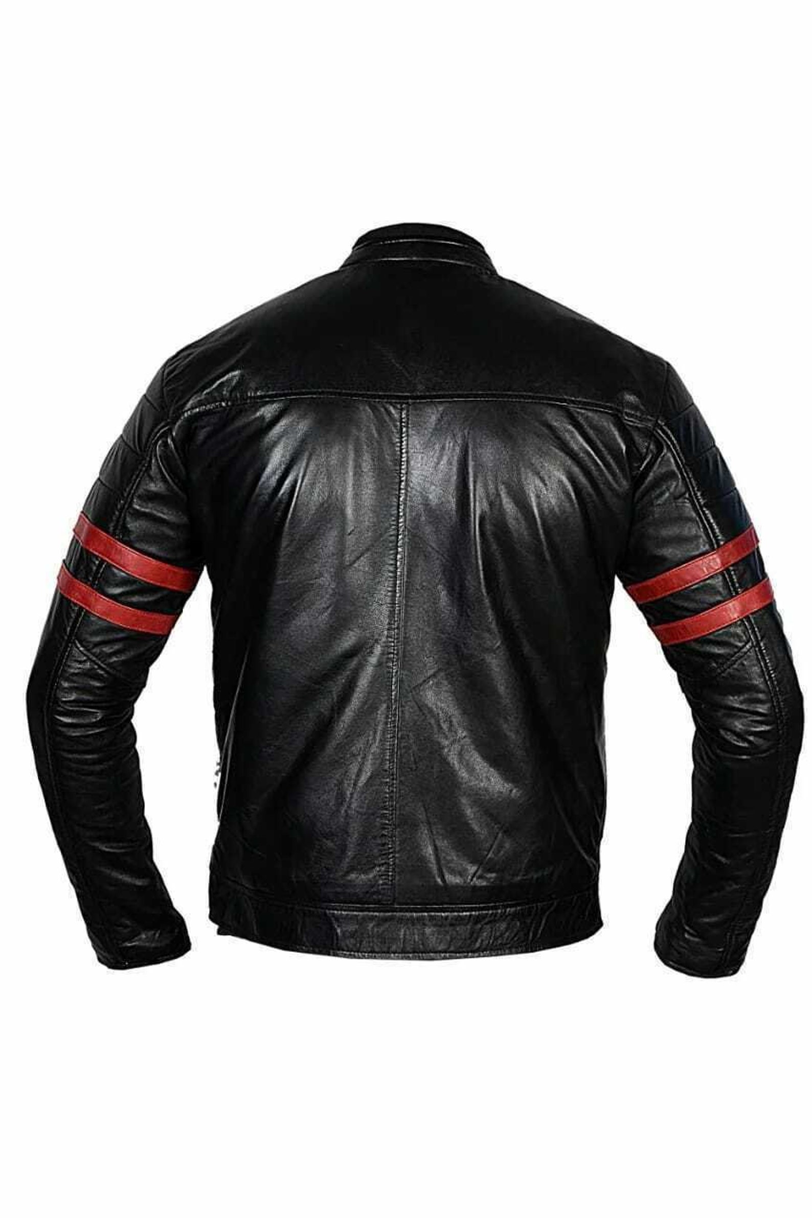 Genuine Pure Ship Leather Jacket Men's Black Café Racer | Etsy
