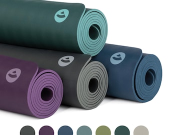 Esterilla de yoga ecológica de caucho 100 % natural - 6 mm EXTRA GRUESA - 185 cm de largo - 60 cm de ancho