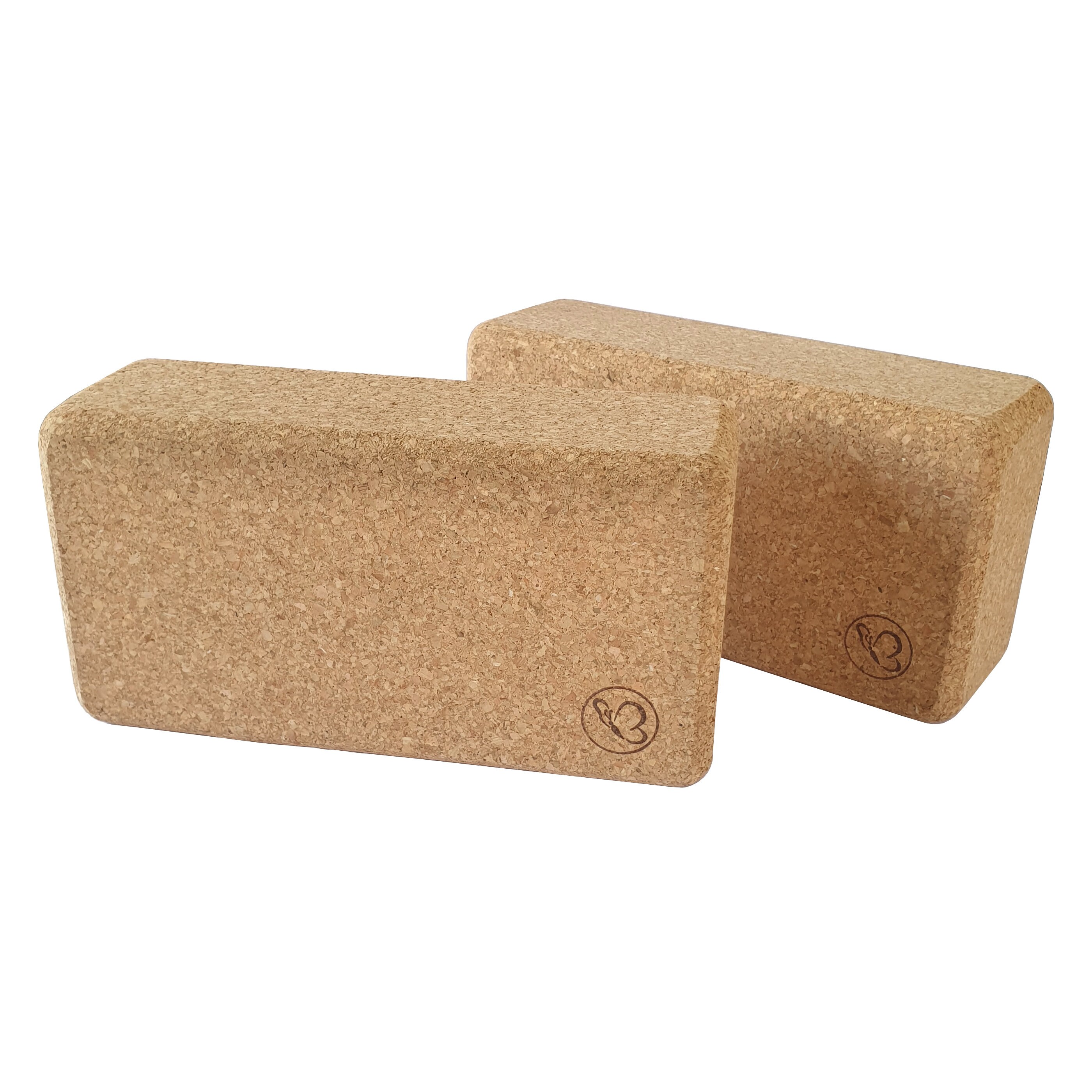 2 x Natural Cork Yoga Brick Eco Friendly Pair / Pack of 2 Etsy