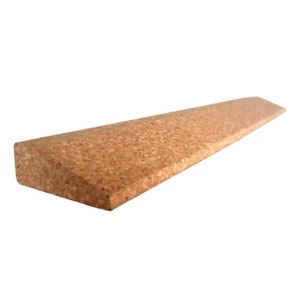 Yoga LONG Natural Cork Wedge - Yoga Slanting Plank - Eco Friendly
