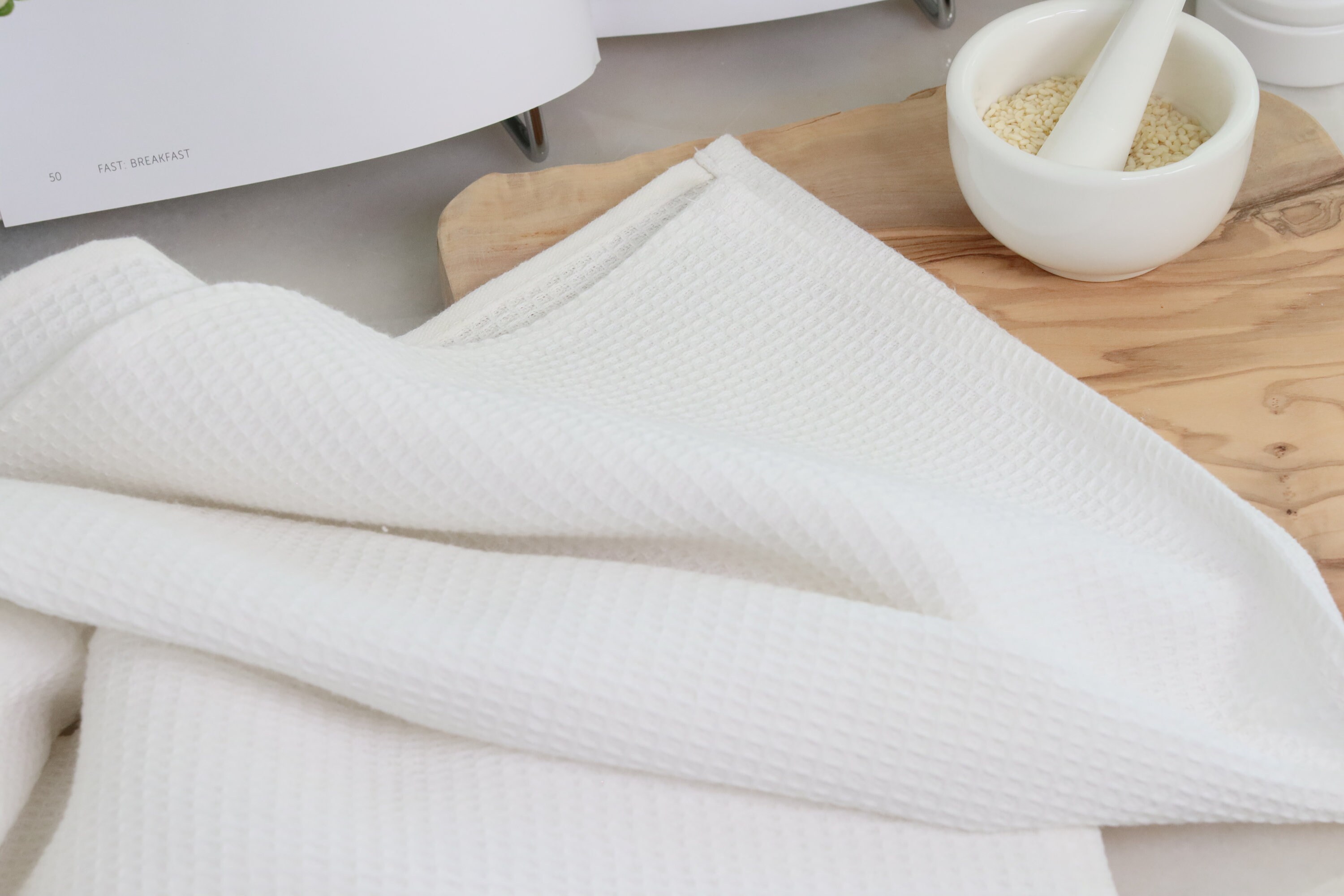 100 Cotton Terry Tea Towel White. Waffle Dish Etsy UK