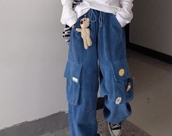 Corduroy Baggy Pants - Etsy Australia