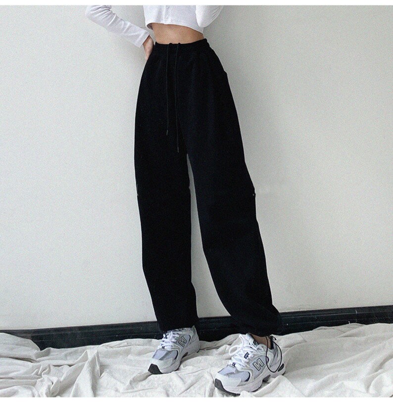 Y2k 90s Sweatpants College Jogger Sweatpants Streetwear - Etsy