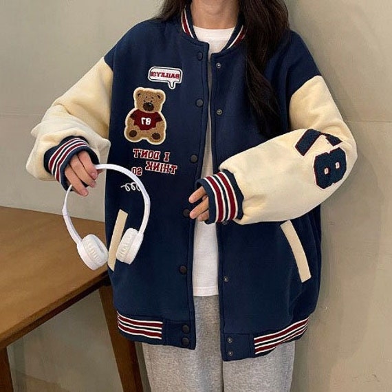 GolpStore Bear Varsity Jacket