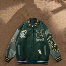 Leather Embroidered Varsity - Ready to Wear