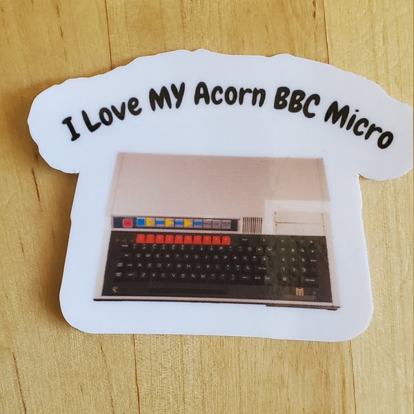 Acorn BBC Micro|retro computer|sticker|8 bit