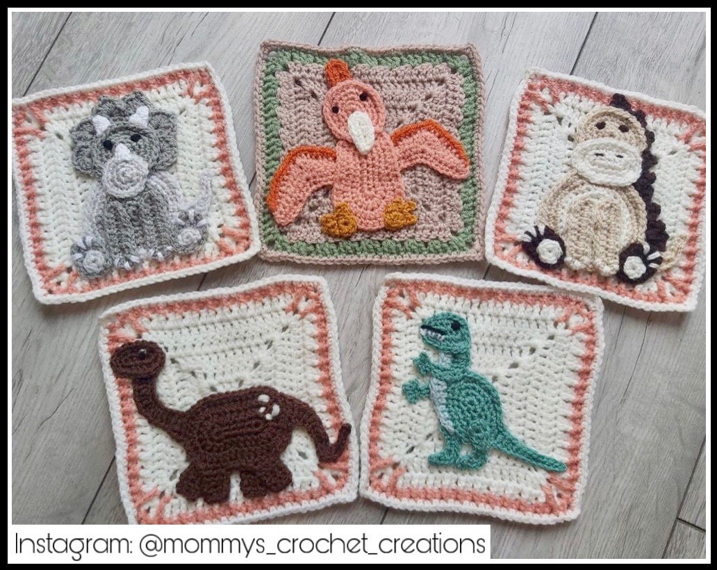 40 Dinosaur Blanket Crochet Patterns to Stitch for Kids, Nurseries, and Dino Fans 13 UK Terms Crochet