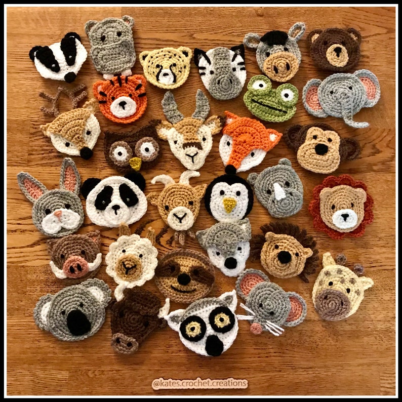 US TERMS PDF Crochet Pattern Animal Kingdom Blanket Etsy