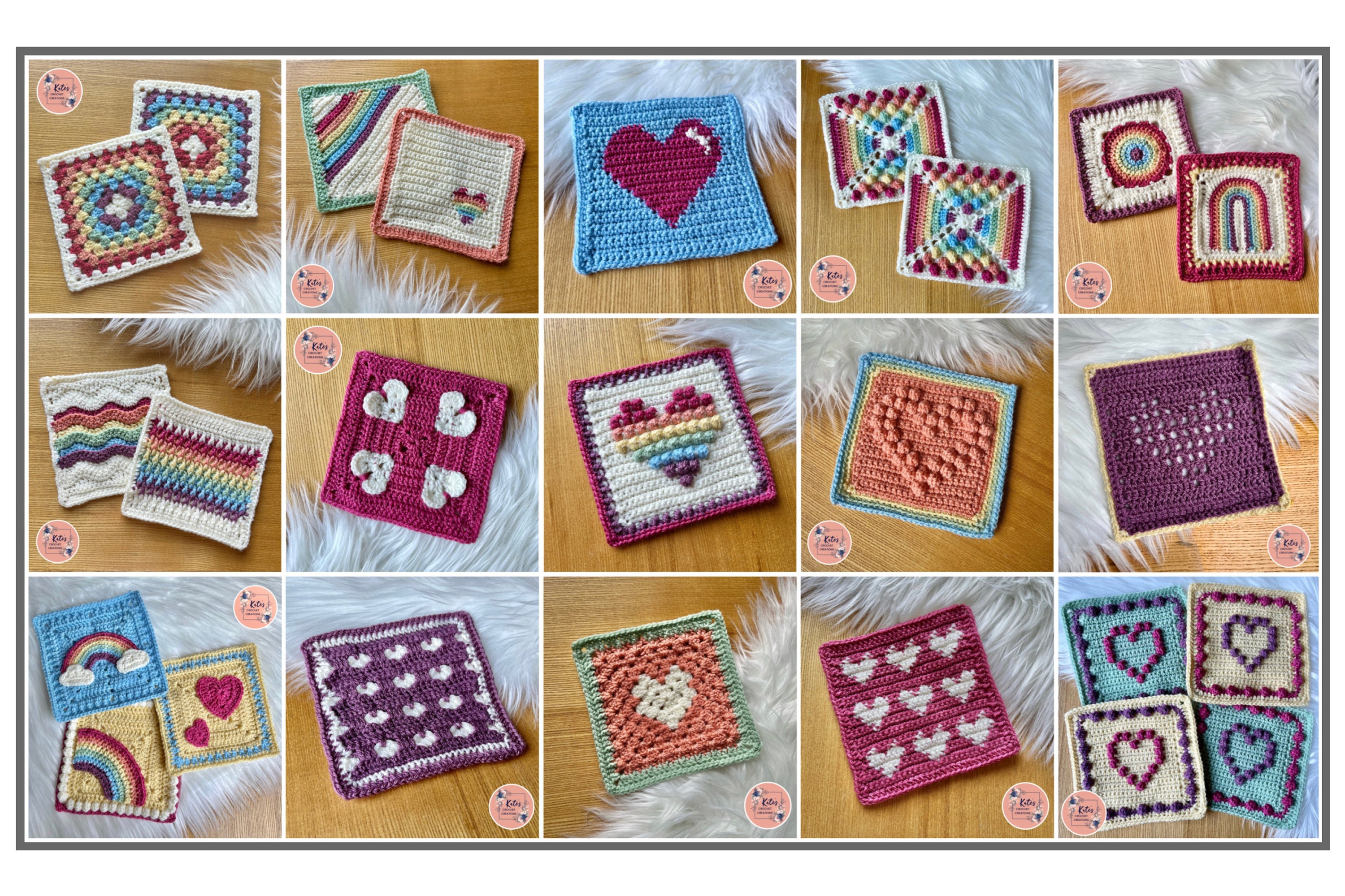 40 Rainbow Blanket Crochet Patterns to Brighten Baby Rooms, Throws, and Gift Giving 39 Crochet