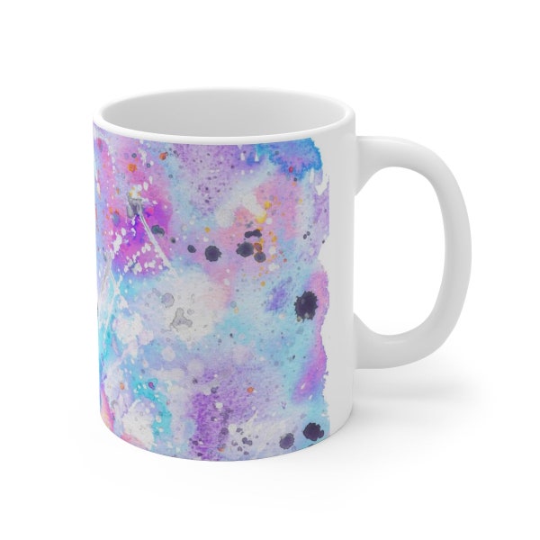 Ceramic Mug Splatter Paint Etsy