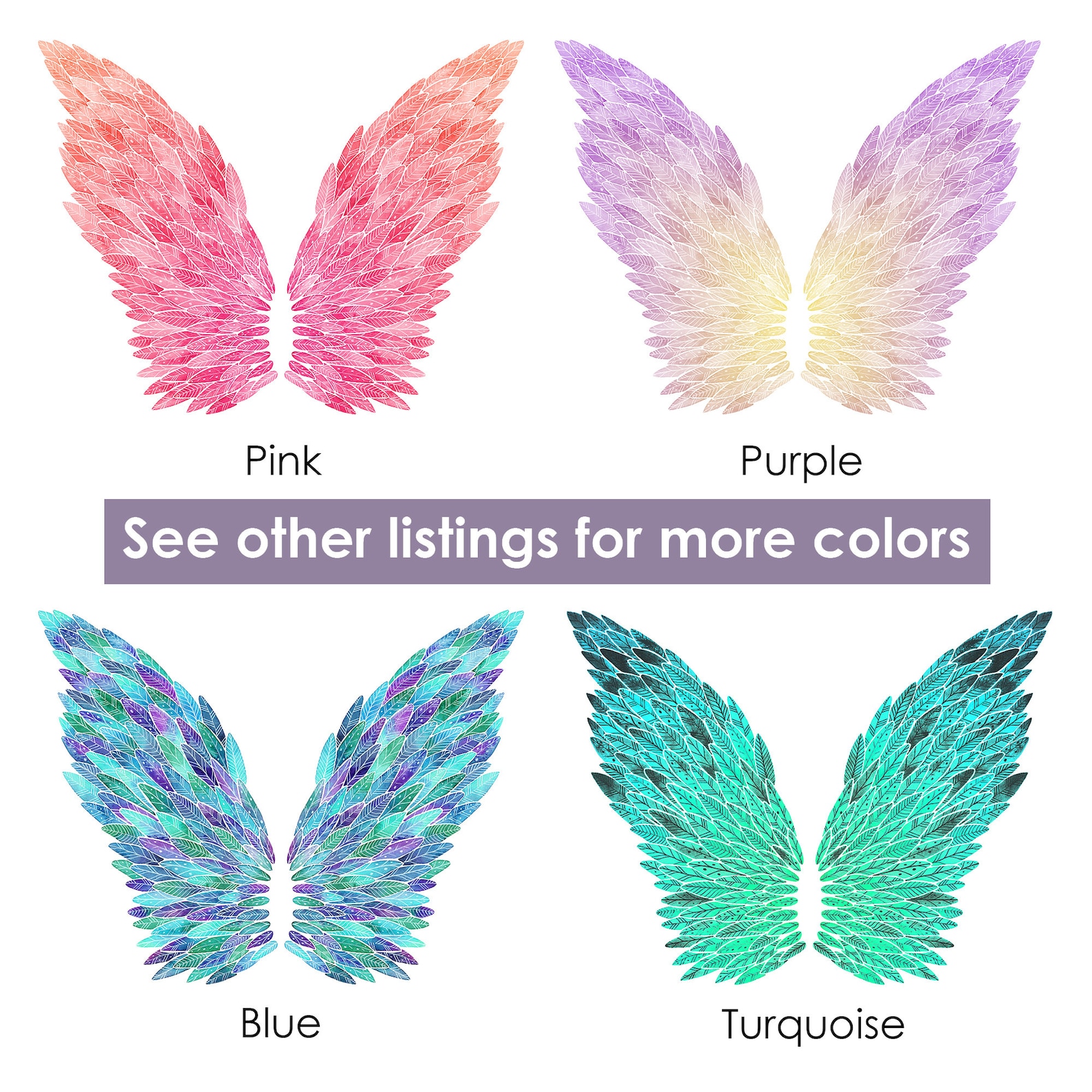 Pink Angel Wings Wall Mural Selfie Wall Girls Bedroom Etsy