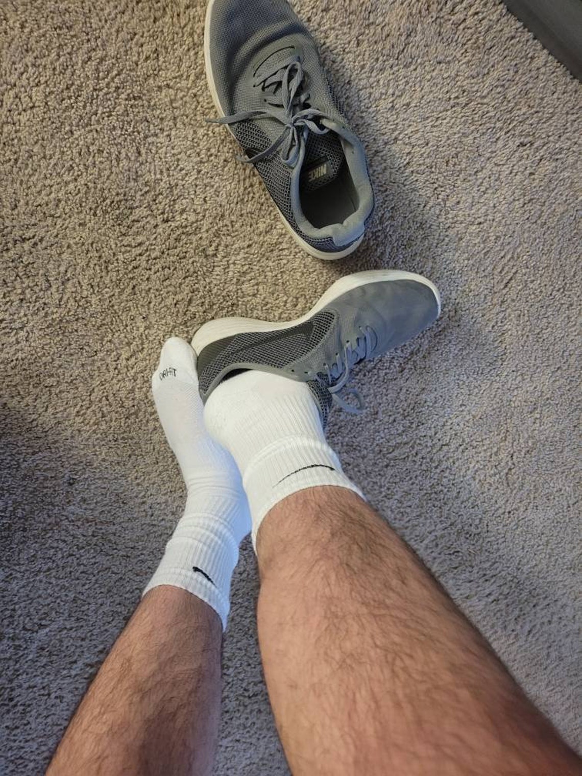 Mens Used/worn athletic white Nike socks | Etsy