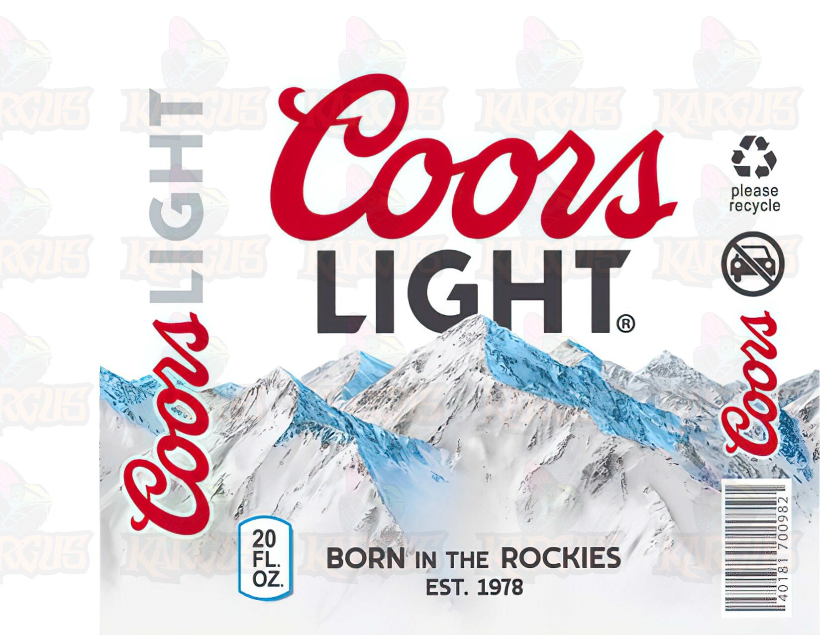 Light Beer Sublimation Design / 20oz / Tumbler Wraps / Tumbler Etsy