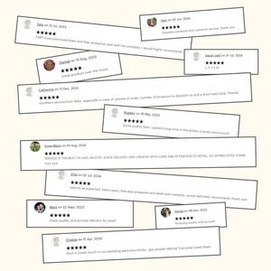 reviews for our cocktail topper store