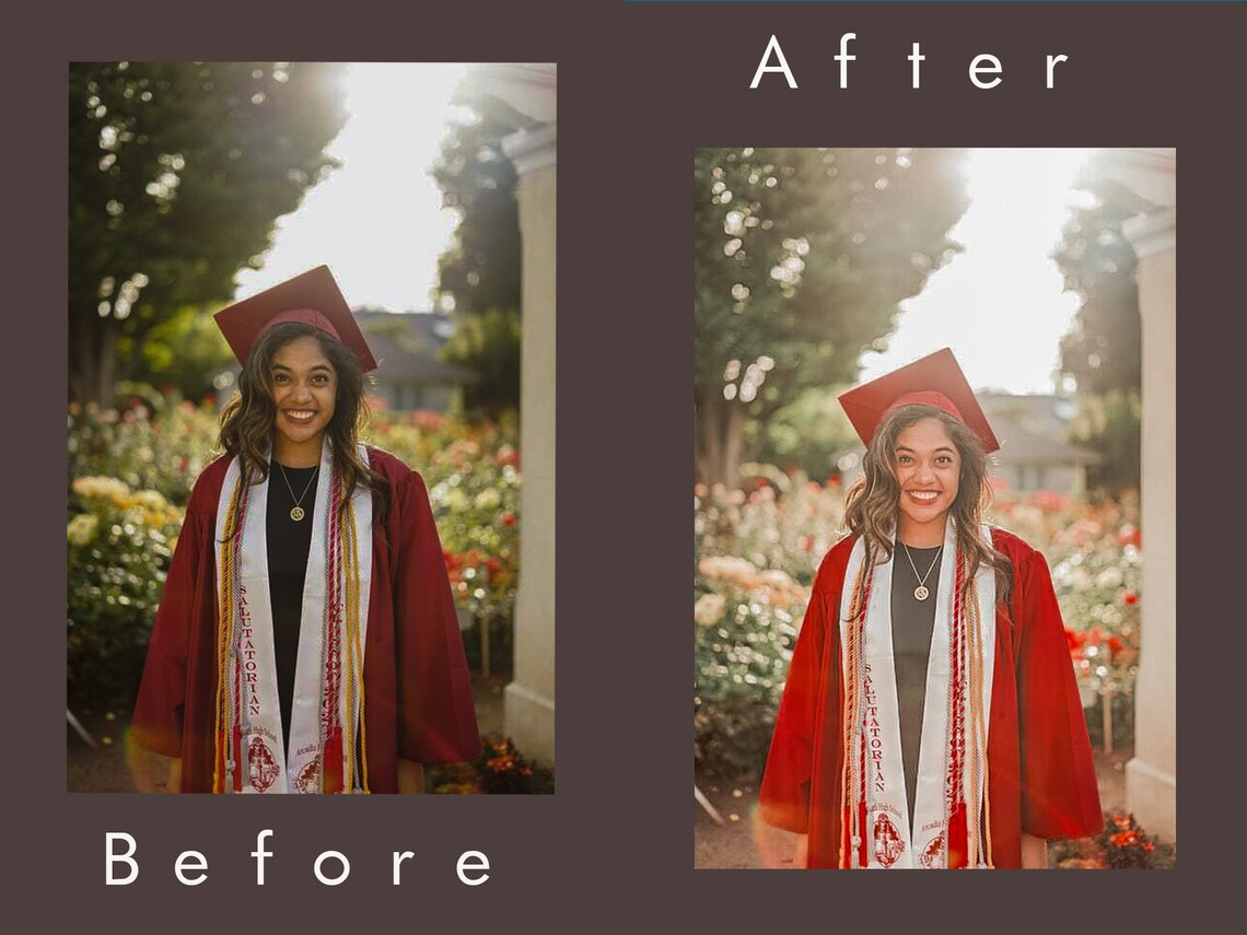 12 GRADUATION Lightroom Preset Outdoor Photo Editing Etsy