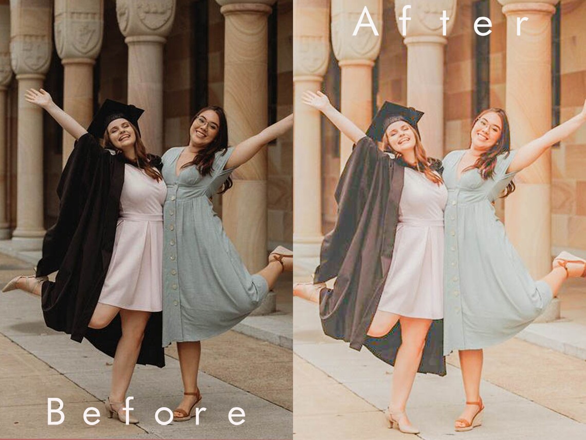 20 Graduation Lightroom Presets College Graduation Presets Etsy