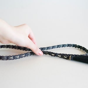 Hat band  HORSEHAIR Unisex - one tail one side