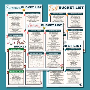 Family Activities | Spring Bucket List | Summer Bucket List | Fall Bucket List | Holiday Bucket List | Winter Bucket List