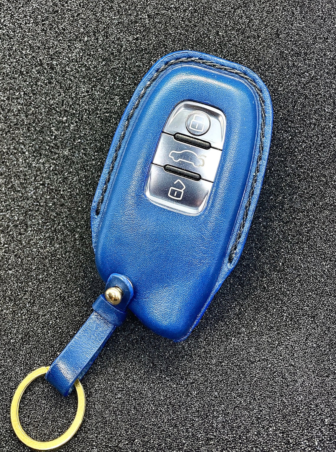 Key Fob Cover Handmade Leather Key Etsy