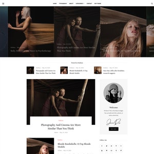 Lolita - Plantilla de Blogger Responsiva, Plantilla de Blogger, Tema de Blogger Responsivo, Tema de Blogger, Minimalista + Instalación gratuita