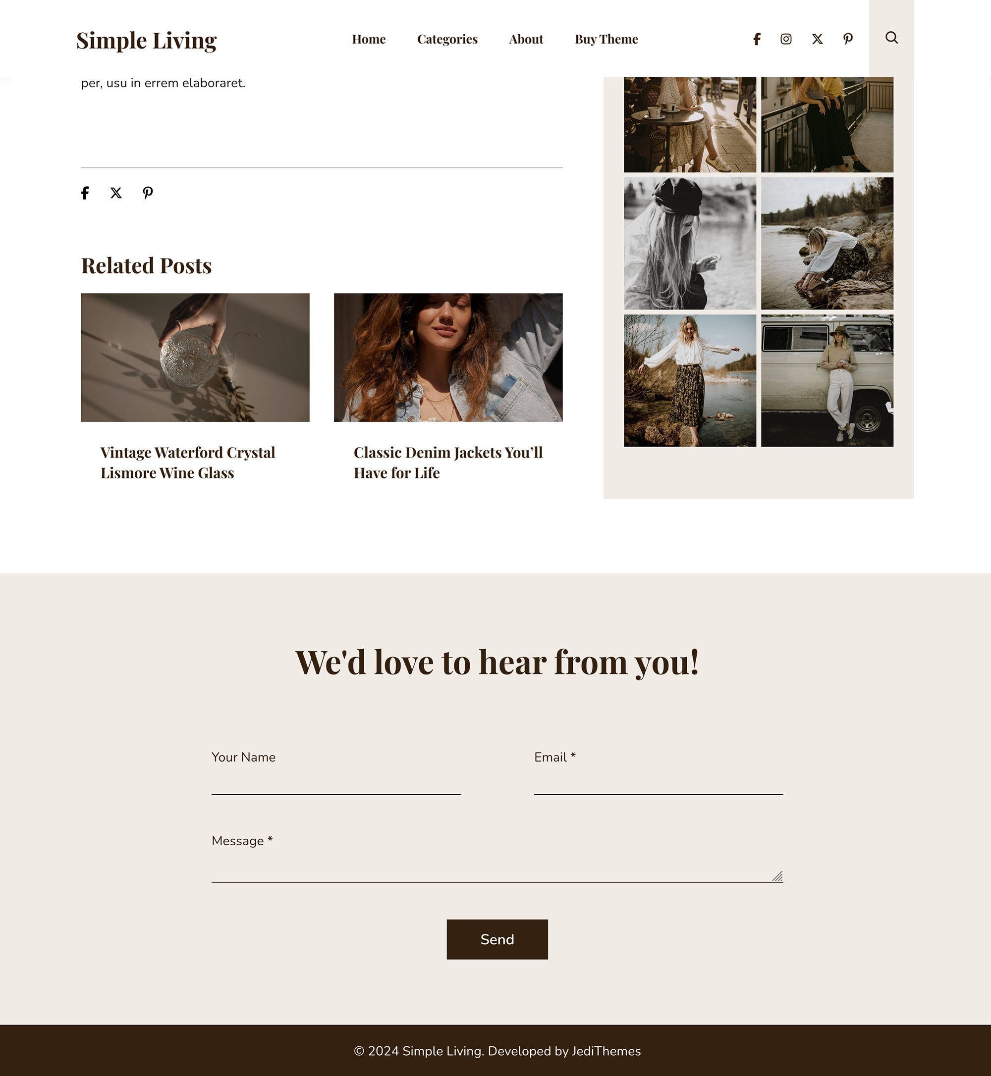 Premade Responsive Blogger Template, Responsive Blogger Theme, Blogger ...