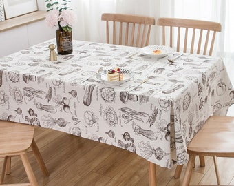 Nappe citron Nappes italiennes Tissu de carreaux de majolique