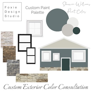 Custom Exterior Color Consultation: Custom Exterior Paint Palette