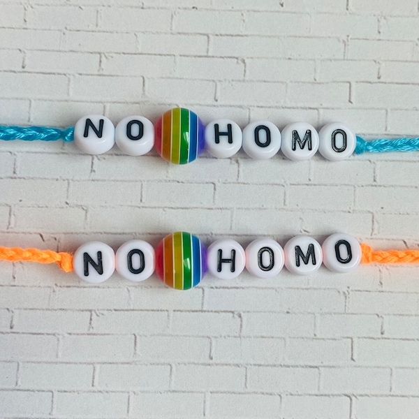 No Homo Bracelet