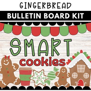 Gingerbread Bulletin Board Kit | Christmas | Digital Download | DIY