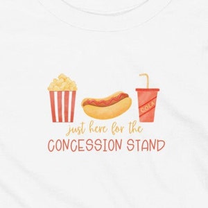 Just here for the concession stand PNG Sublimation Design