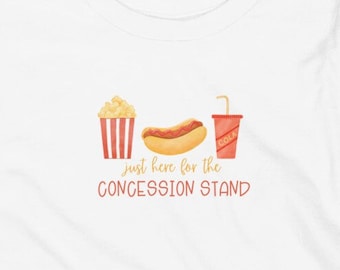 Just here for the concession stand PNG Sublimation Design