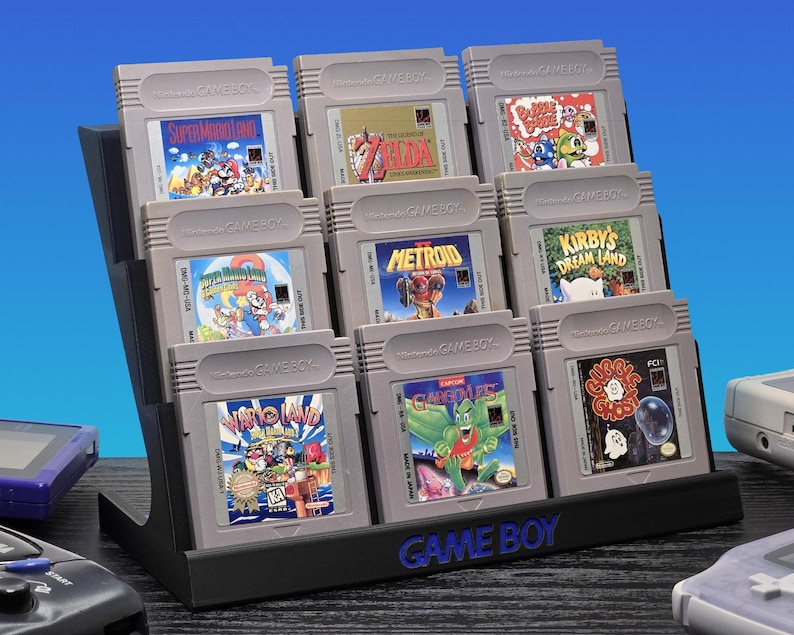 Handheld Game Stands - Gameboy, GBA, Game Gear Cartridge Compatible - Etsy