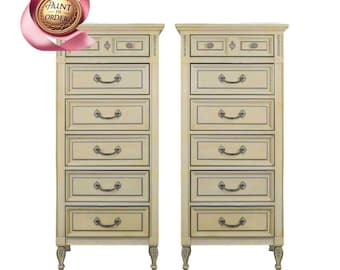 PAINT TO ORDER Mid Century Lingerie Chests by Dixie