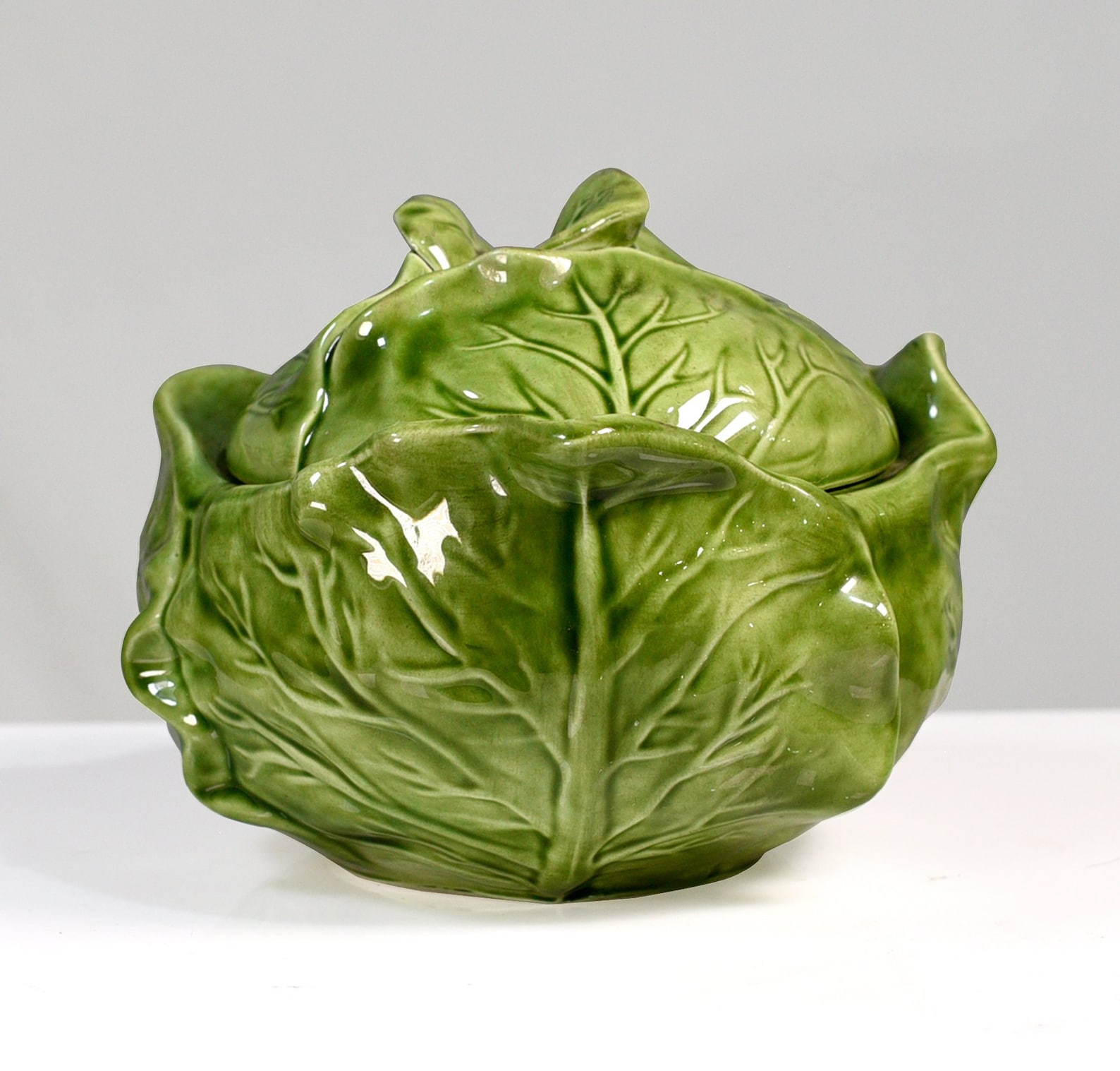Vintage Ceramic Lidded Cabbage Bowl from Holland MI Etsy